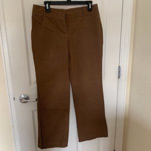 J. Crew Brown Straight Leg Pants